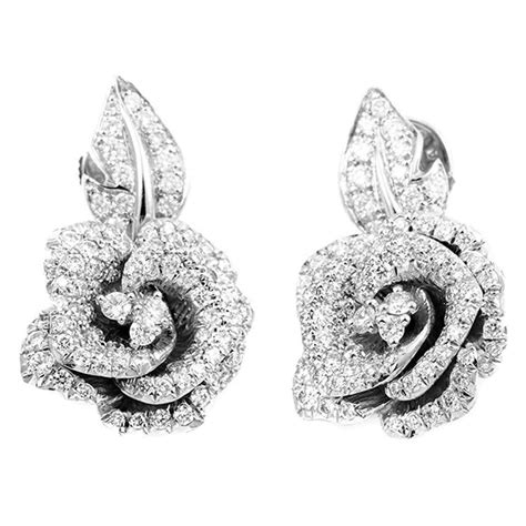 dior rose earrings|dior rose earrings price.